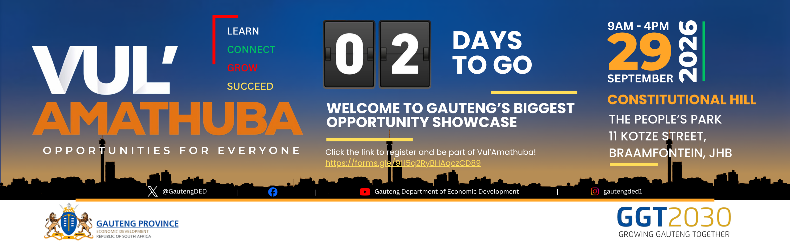 website - 2 days to go